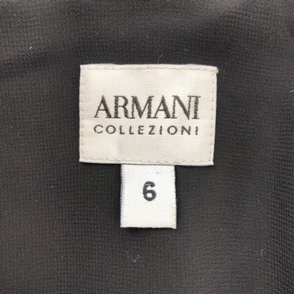 Armani Collezioni Black Sleeveless Sheath Dress - Picture 5 of 7